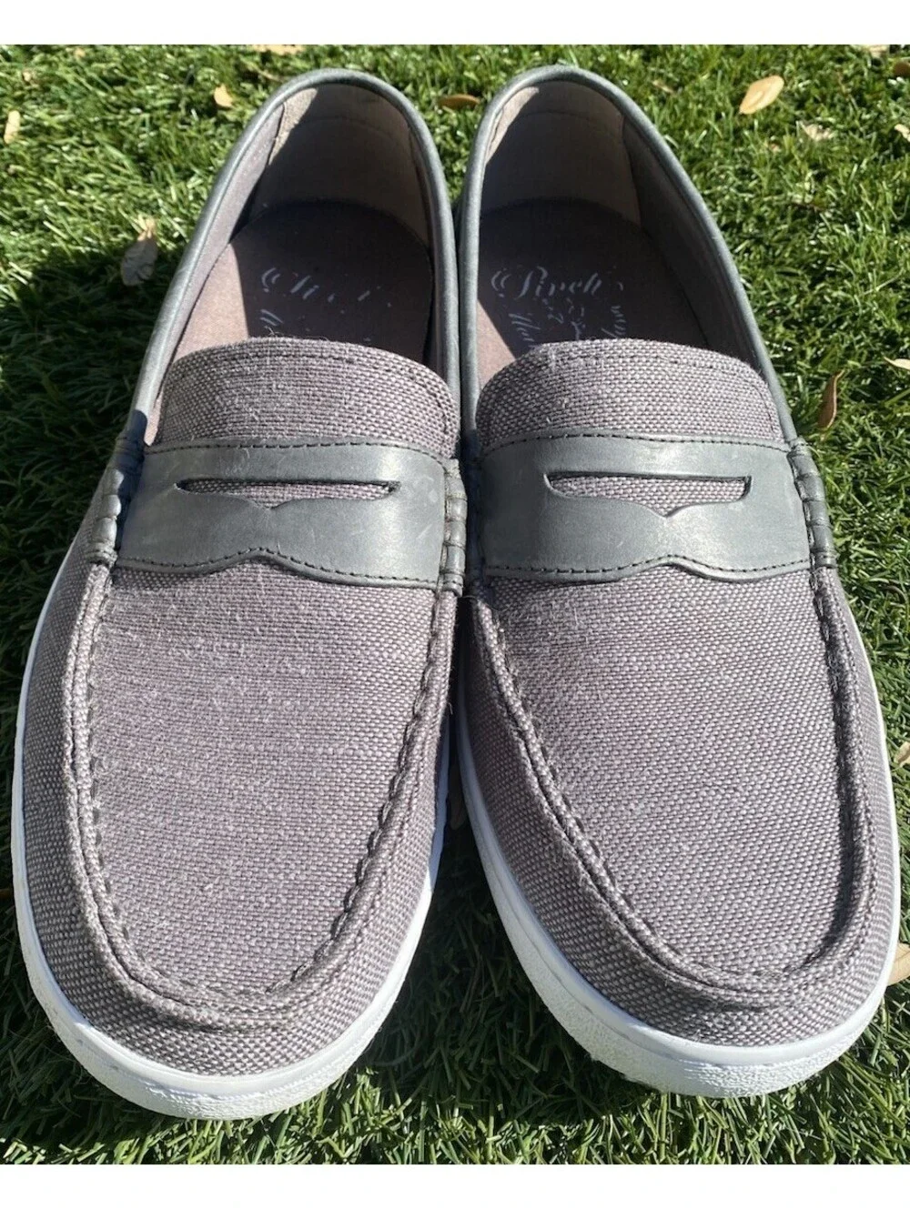 Cole Hann Men's 11M Pinch Weekender Loafers Maine Classic Grand Gray